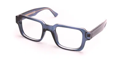 Saraghina Aron Men's Glasses, Blue, Size 51 In Black