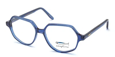 Saraghina Asia Women's Glasses, Blue, Size 54
