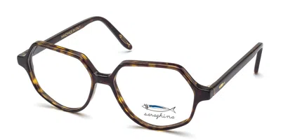 Saraghina Asia Women's Glasses, Tortoiseshell, Size 54 In Brown