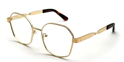 Saraghina Calliope 309lv Women's Glasses Gold Size 53 - Free Lenses - Blue Light Block Available