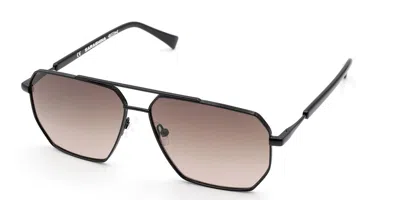 Saraghina Chiara 784un Women's Sunglasses Black Size 60