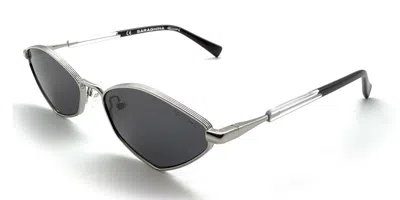 Saraghina Dafne 921ss Women's Sunglasses Silver Size 58 In Nickel Silver