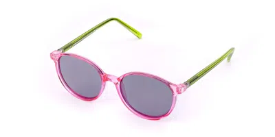 Saraghina Eve 507ltpg Women's Sunglasses Pink Size 42 In Transparent Pink