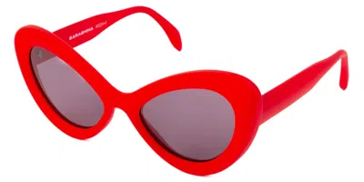Saraghina Felicia 111kl Women's Sunglasses Red Size 52