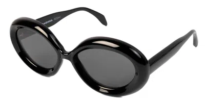 Saraghina Fiona 115kl Women's Sunglasses Black Size 55 In Shiny Black