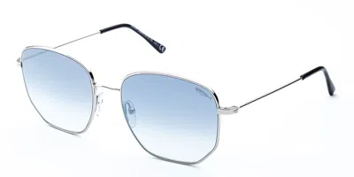 Saraghina Geremy 308mjj Men's Sunglasses Silver Size 56 In Shiny Silver