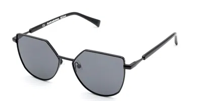 Saraghina Harper 784kl Men's Sunglasses Black Size 52 In Shiny Black