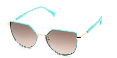 Saraghina Harper 906un Men's Sunglasses Green Size 52 In Gold,green