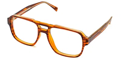Saraghina Igor 117lv Men's Glasses Tortoiseshell Size 55 - Free Lenses - Blue Light Block Available In Striped Tortoise