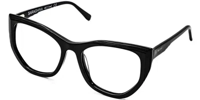 Saraghina Ilde 115lv Women's Glasses Black Size 54 - Free Lenses - Blue Light Block Available