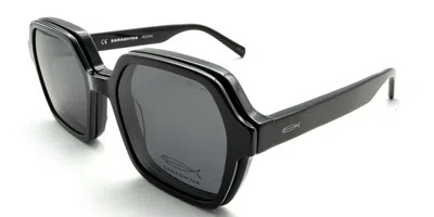 Saraghina Indira With Clip-on 933 Women's Glasses Black Size 52 - Free Lenses - Blue Light Block Available