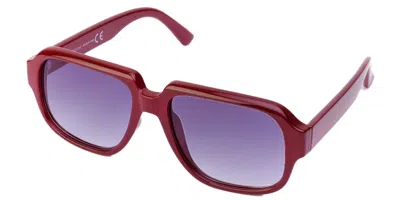 Saraghina Lena 326lla Men's Sunglasses Burgundy Size 48