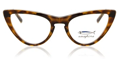 Saraghina Mara Women's Glasses, Tortoiseshell, Size 54 In Brown