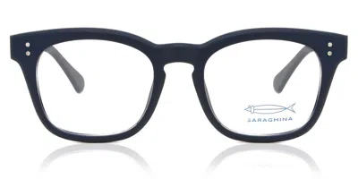 Saraghina Michelangelo 377v Men's Sunglasses Blue Size 49