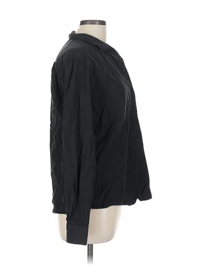 Pre-owned Sarah Alexandra By Renee Bassetti Long Sleeve Blouse In Black