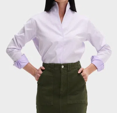 Sarah Alexandra Dream Blouse In Lilac Twill In Purple