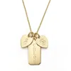 Sarah Chloe Lilou Layered Necklace In Gold Plated
