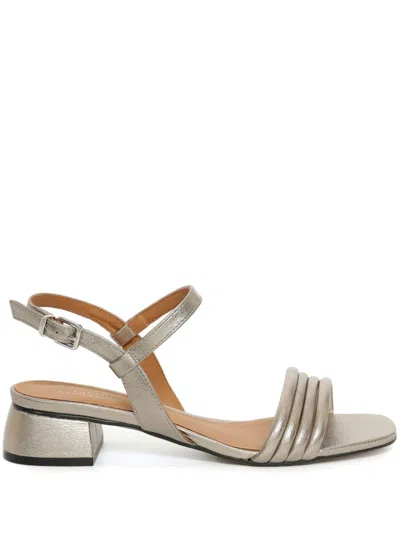 Sarah Chofakian 30mm Lampas Sandals In Neutrals