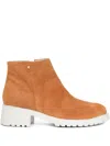 Sarah Chofakian 40mm Brioche Zip-fastening Boot In Brown