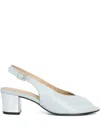 Sarah Chofakian 40mm Flore Pumps In Blue