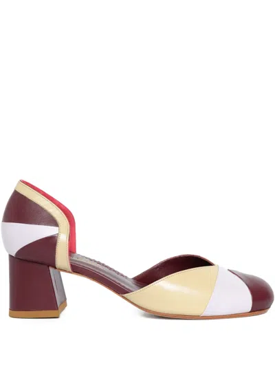 Sarah Chofakian 40mm Geometric Colourblock Pumps