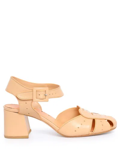 Sarah Chofakian 40mm Kandilli Pumps In Neutrals