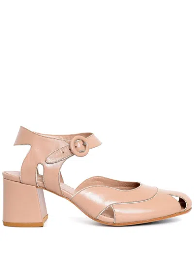 Sarah Chofakian 45mm Bedroom Pumps In Pink