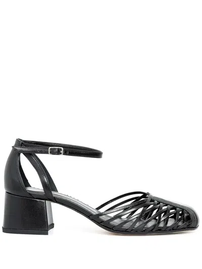 Sarah Chofakian 45mm Spiro Pumps In Black