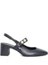 Sarah Chofakian 50mm Andes Pumps In Blue