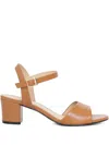 Sarah Chofakian 50mm Capuccino Sandals In Brown