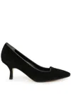 Sarah Chofakian 55mm Banoni Pumps In Black