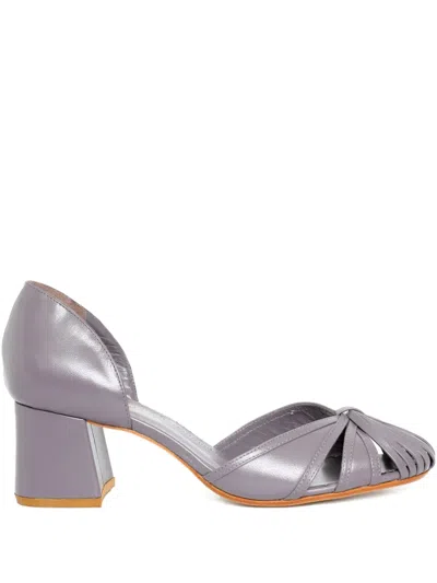 Sarah Chofakian 55mm Sarah Pumps In Purple