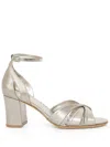Sarah Chofakian 55mm Tunnel Sandals In Silver