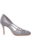 Sarah Chofakian 75mm Glyph Strappy Pumps