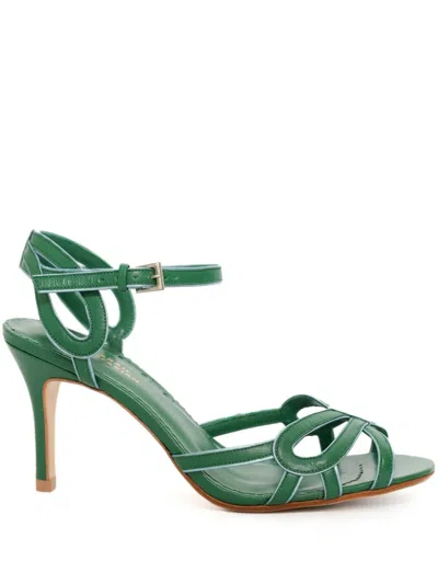 Sarah Chofakian 75mm Iluka Pumps In Green