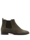 Sarah Chofakian Ankle Leather Boots In Black