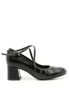 Sarah Chofakian Belis 50mm Buckled Pumps In Black