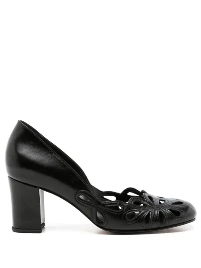 Sarah Chofakian Belle Epoque 55mm Pumps In Black