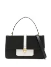 Sarah Chofakian Bianchi Two-tone Crossbody Bag In Black