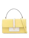 Sarah Chofakian Bianchi Two-tone Crossbody Bag In Green
