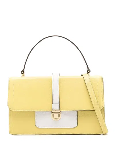 Sarah Chofakian Bianchi Two-tone Crossbody Bag In Green