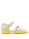 Sarah Chofakian Blanche Flat Sandals In Neutrals