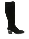 Sarah Chofakian Carmelia 60mm Knee-high Boots In Black