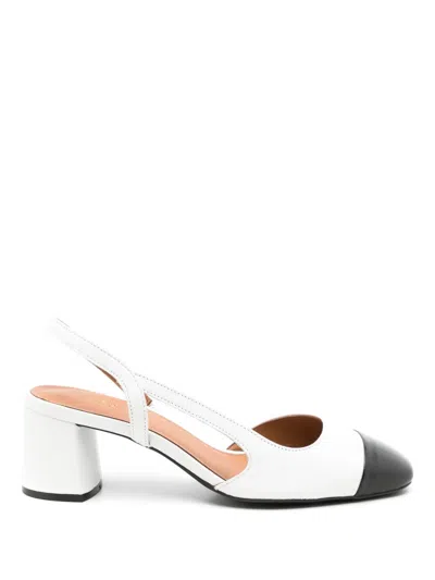 Sarah Chofakian Coucou 65mm Slingback Sandals In White