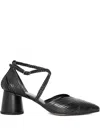 Sarah Chofakian Deux Magot Braided Strap Pumps In Black