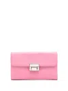 Sarah Chofakian Ella Leather Wallet In Pink