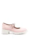 Sarah Chofakian Esmerie 50mm Leather Pumps In Neutrals