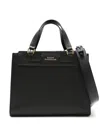 Sarah Chofakian Etienne Logo-print Satchel In Black