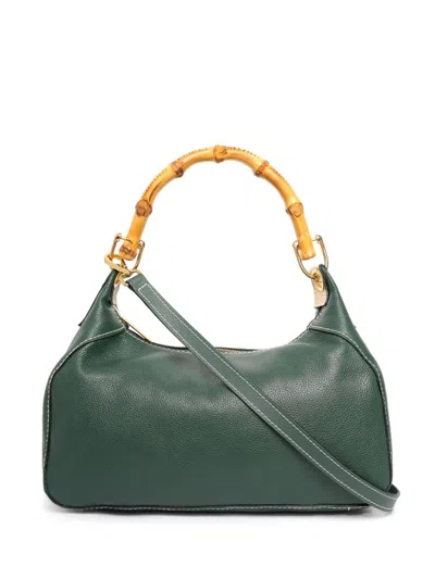 Sarah Chofakian Firenze Shoulder Bag In Green