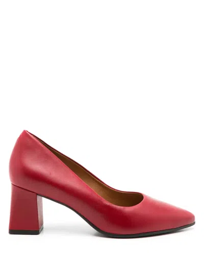 Sarah Chofakian Francesca 65mm Pointed-toe Pumps In Red